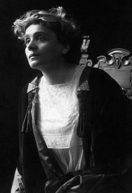 A atriz italiana Eleonora Duse (1858-1924)