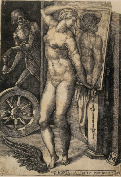 A morte espreita a vida em 'Vanitas', sem indicação de autor, de meados do século XVI