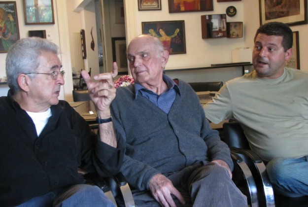 Diálogo intergeracional com Jefferson Del Rios e Marcos Vasques, em 2010